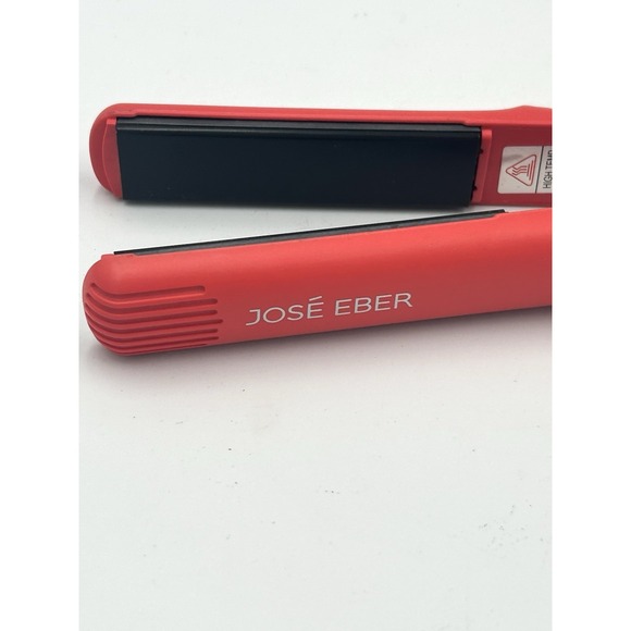 Jose Eber Pro Series Ceramic Red Flat Iron Straightener 1 inch plate Tested - Picture 2 of 8